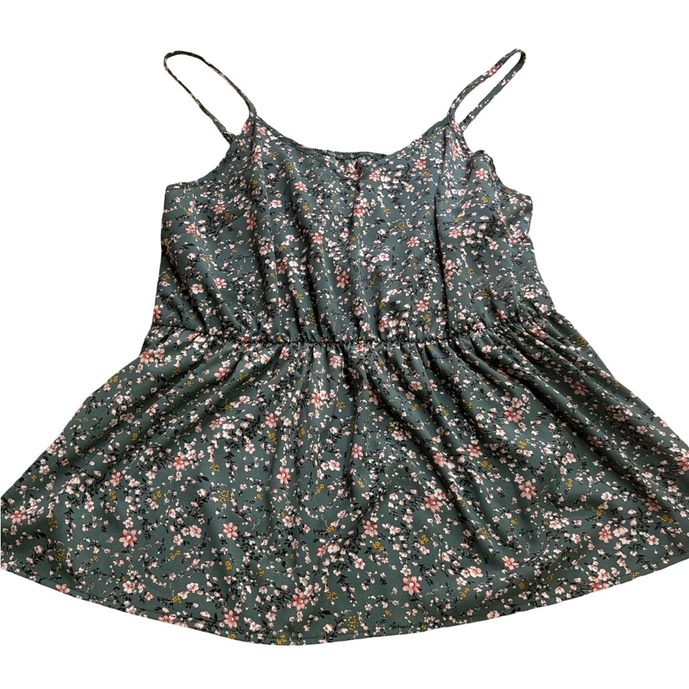 Floral Spaghetti Strap Top